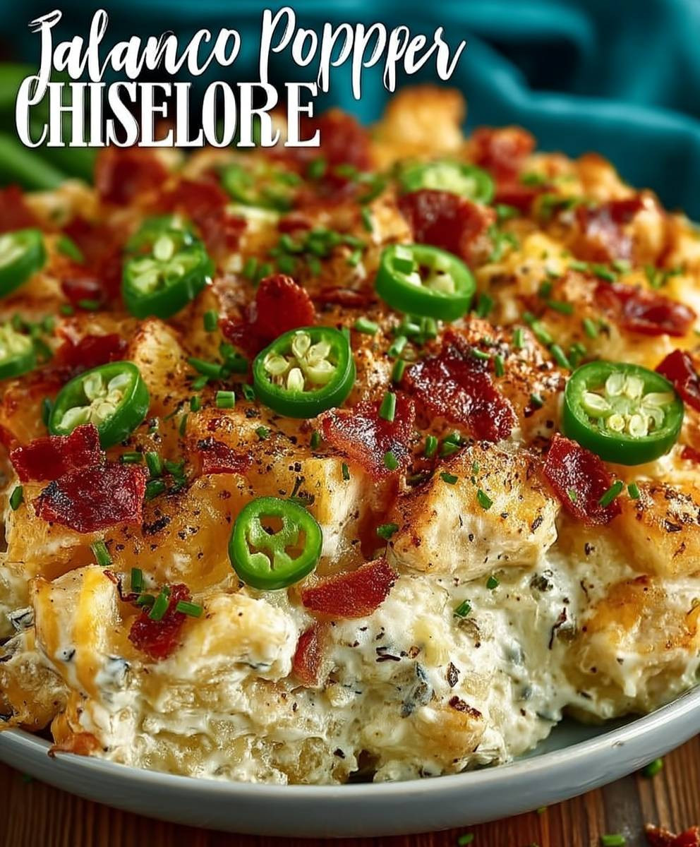 Jalapeno Popper Chicken Casserole